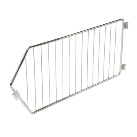 Nexel Chrome Divider for Wire Dump Bin, 20inD X 9inH 832144